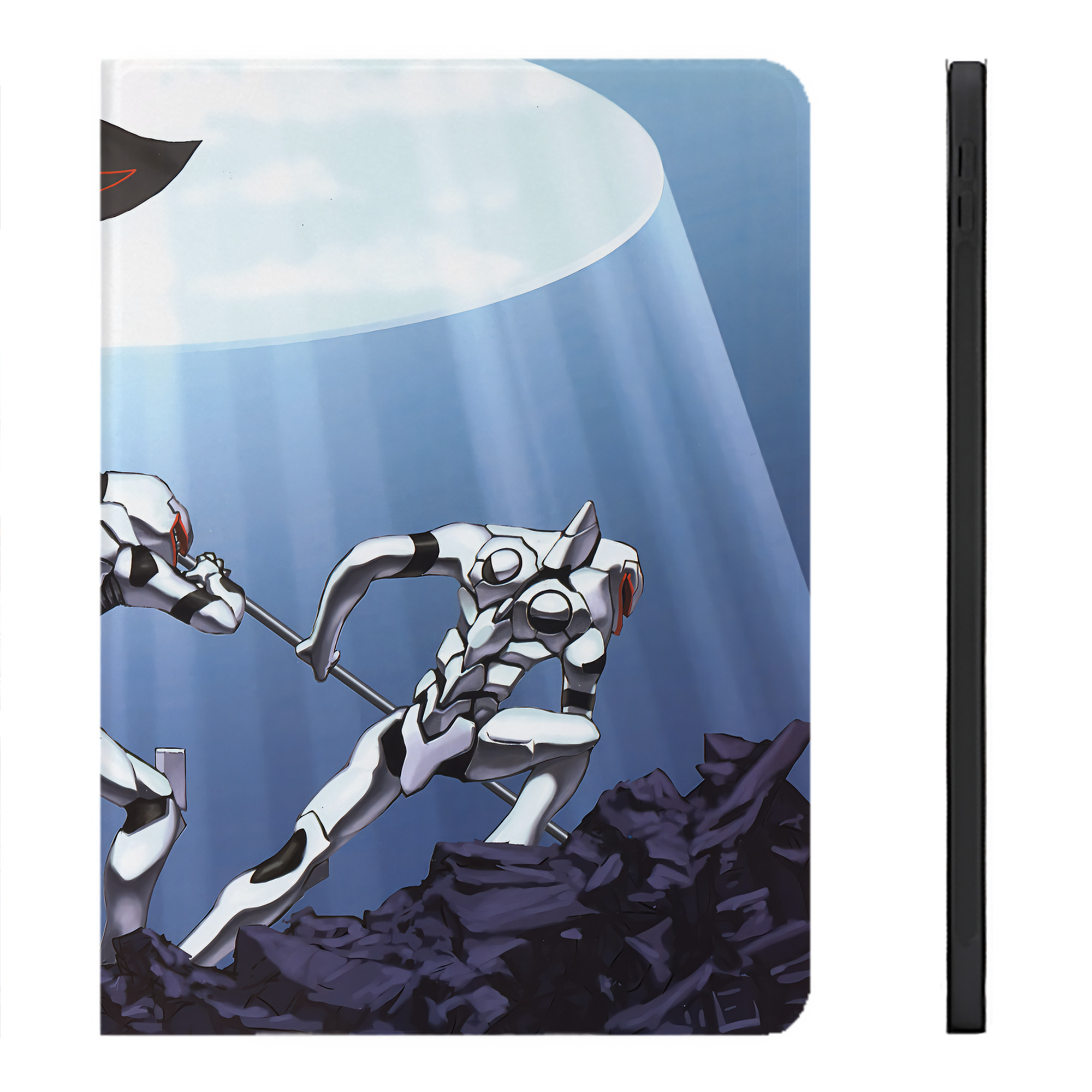 （画像用） EVA 新世紀エヴァンゲリオン IPadケース ペンホルダー付き ブックスタイルデザイン